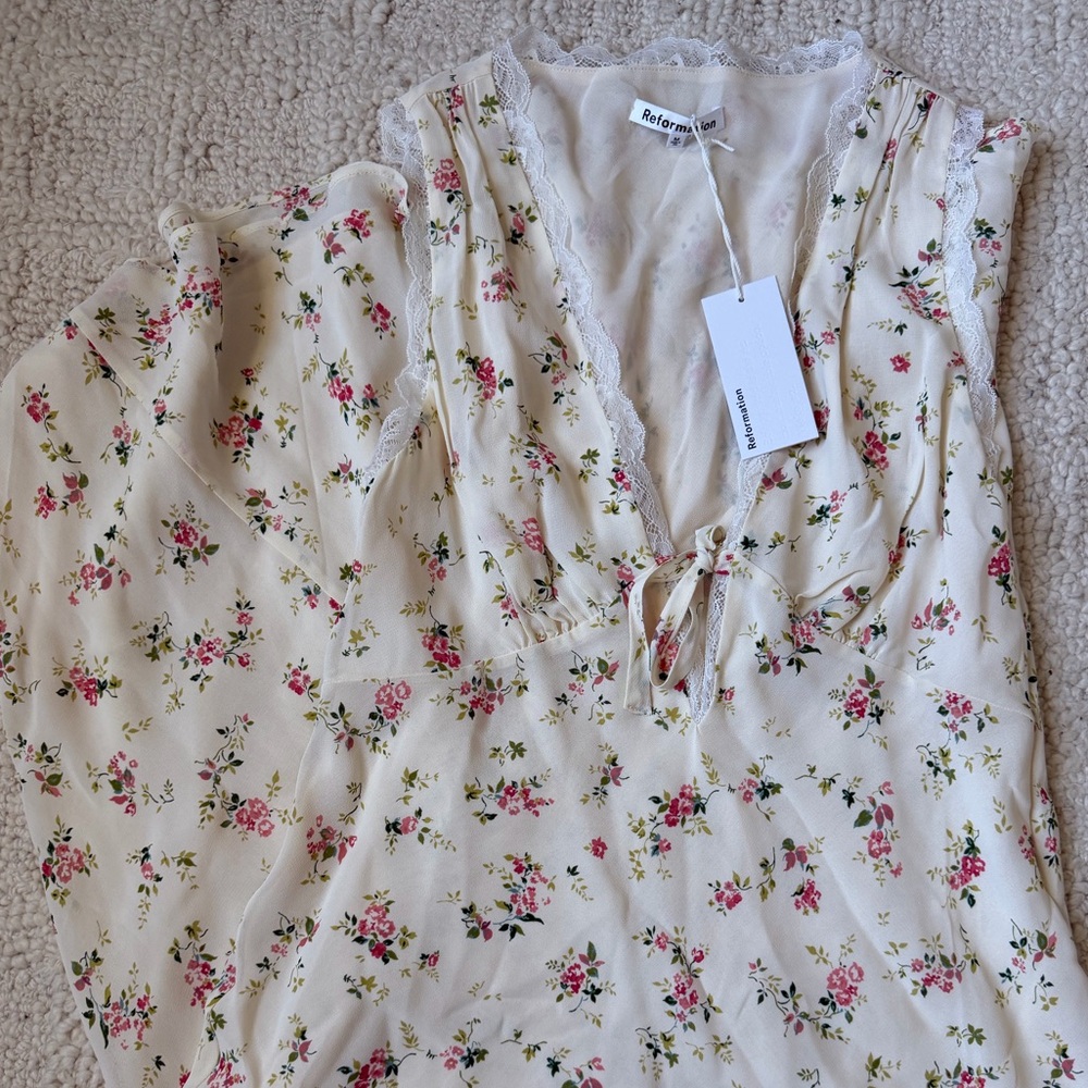 Reformation Floral Dress Sharla